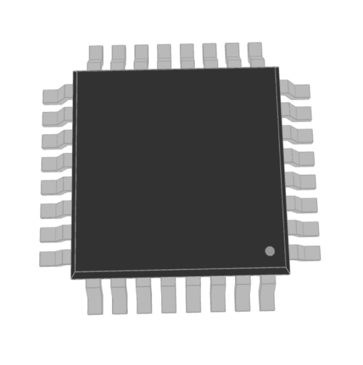 ATMEGA8 3d model